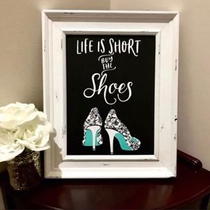 👠 “Buy The Shoes” home decor 👠
